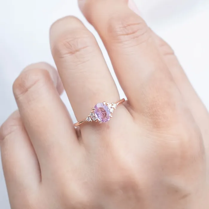 Rings Envero Jewelry Teresa Ring 084ct Light Pink Ceylon Sapphire 14k Rose Gold One of a kind Rings Envero Jewelry Teresa Ring 084ct Light Pink Ceylon Sapphire 14k Rose Gold One of a kind