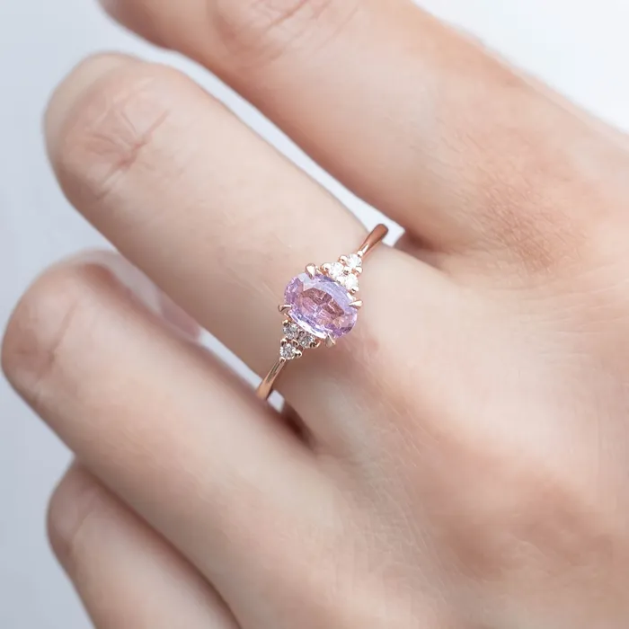 Rings Envero Jewelry Teresa Ring 084ct Light Pink Ceylon Sapphire 14k Rose Gold One of a kind Rings Envero Jewelry Teresa Ring 084ct Light Pink Ceylon Sapphire 14k Rose Gold One of a kind