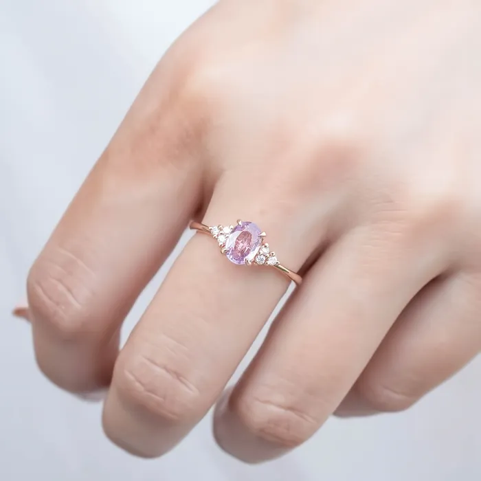 Rings Envero Jewelry Teresa Ring 084ct Light Pink Ceylon Sapphire 14k Rose Gold One of a kind Rings Envero Jewelry Teresa Ring 084ct Light Pink Ceylon Sapphire 14k Rose Gold One of a kind