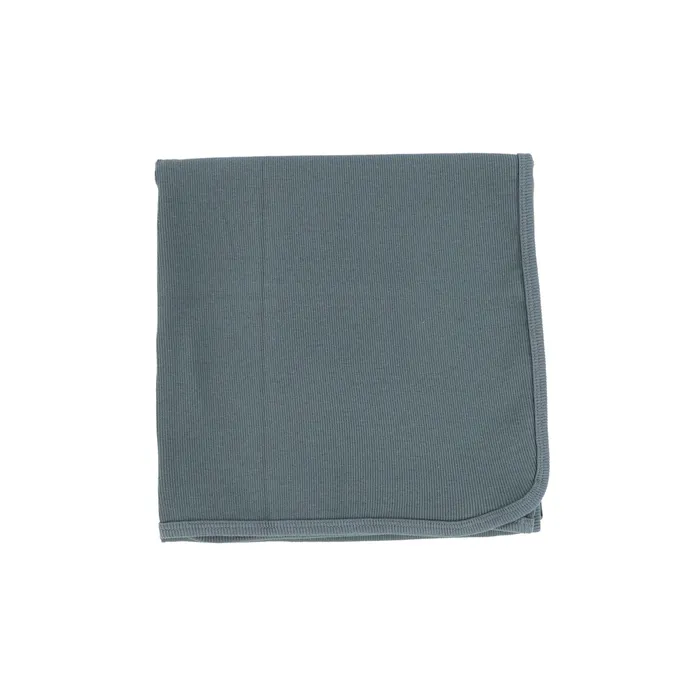 Rings Lil Legs Lil Legs Classic Ribbed Blanket Blue