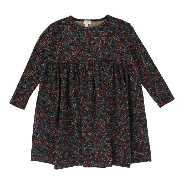 Rings Lil Legs Lil Legs Floral Long Sleeve Dress All Over Floral