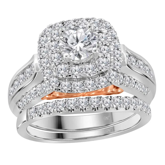 Rings mayamila 14kt White Gold Womens Round Diamond Bellissimo Bridal Wedding Engagement Ring Band Set 58 Cttw Rings mayamila 14kt White Gold Womens Round Diamond Bellissimo Bridal Wedding Engagement Ring Band Set 58 Cttw