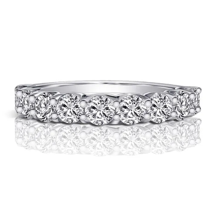 Rings Oval Cut Bridal Set with HalfEternity Band Shineofdiamond Rings Oval Cut Bridal Set with HalfEternity Band Shineofdiamond