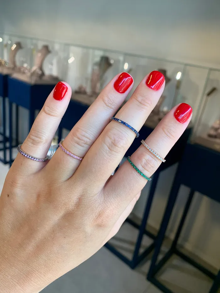 Rings The Private Room Fine Jewelry Sapphire Infinity Ring