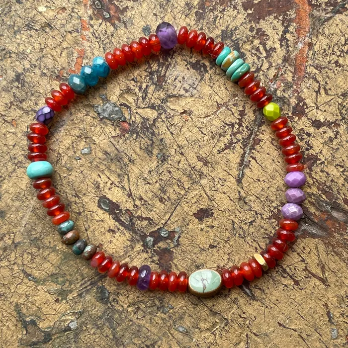 Riverstone Bracelets Red Onyx Bracelet