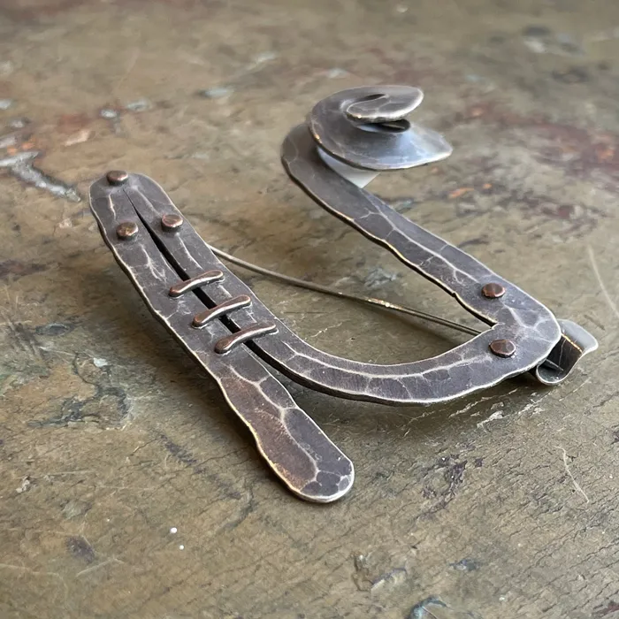 Sculptural Brooch David Jones Earrings