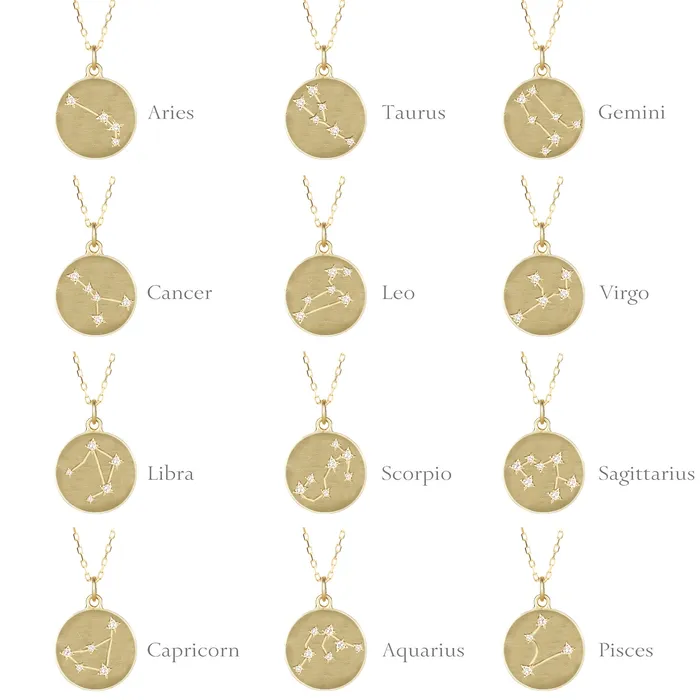 Star Constellation Zodiac Necklace Envero Jewelry Necklaces
