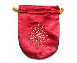 Starlinks Rings Red Satin Sunstar Tarot Bag