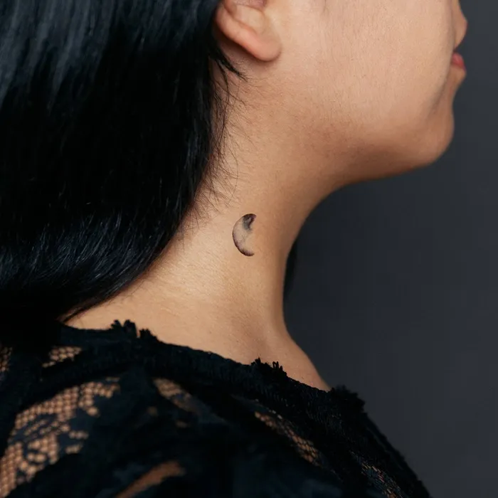 Tattly Necklaces Moon Phases Tattoo Pair