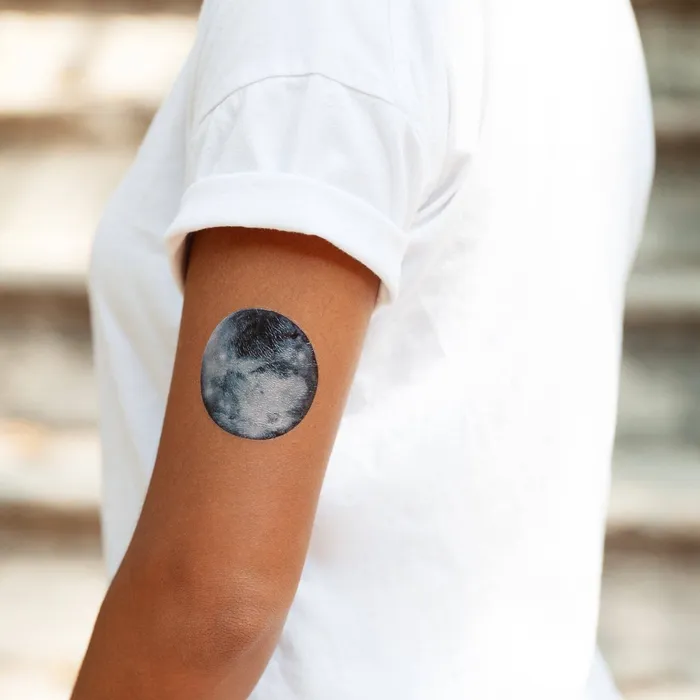 Tattly Necklaces Moon Phases Tattoo Pair