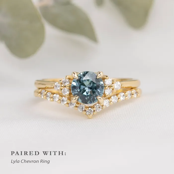 Teresa Ring Blue Montana Sapphire 14k Yellow Gold One of a kind Envero Jewelry Rings Teresa Ring Blue Montana Sapphire 14k Yellow Gold One of a kind Envero Jewelry Rings