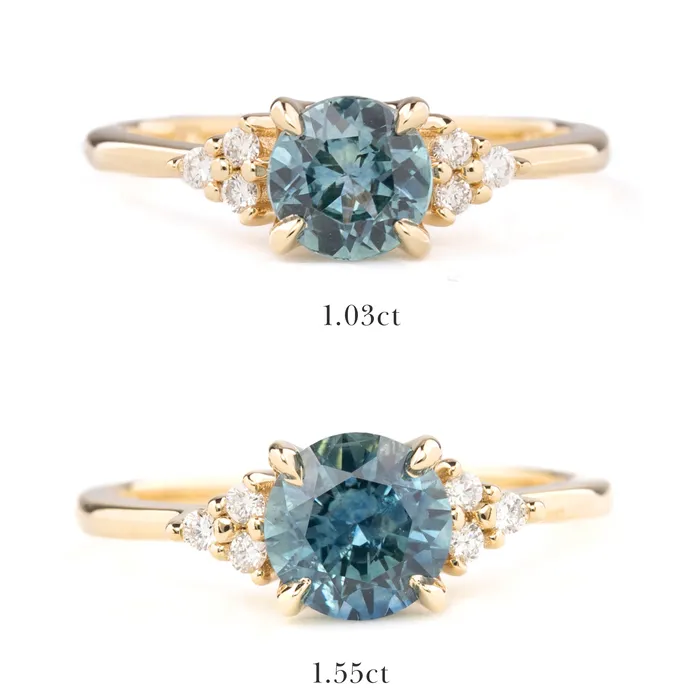 Teresa Ring Blue Montana Sapphire 14k Yellow Gold One of a kind Envero Jewelry Rings Teresa Ring Blue Montana Sapphire 14k Yellow Gold One of a kind Envero Jewelry Rings
