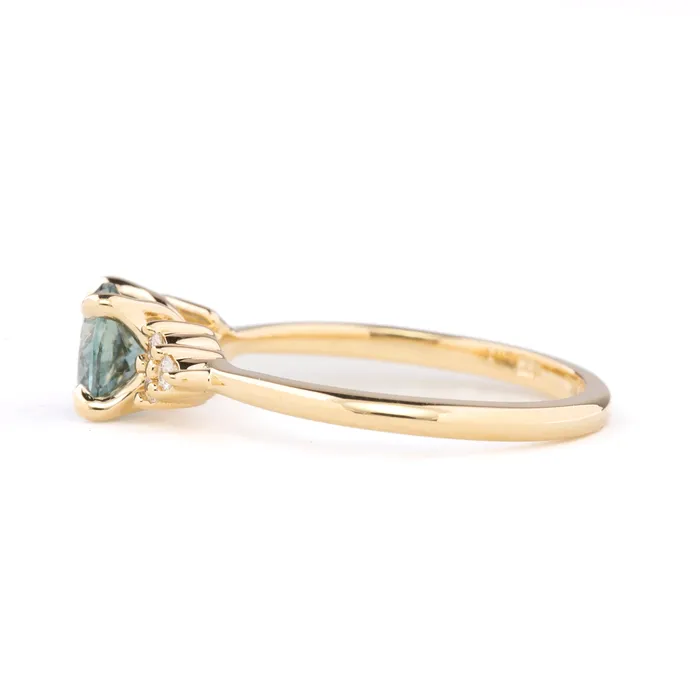Teresa Ring Blue Montana Sapphire 14k Yellow Gold One of a kind Envero Jewelry Rings Teresa Ring Blue Montana Sapphire 14k Yellow Gold One of a kind Envero Jewelry Rings