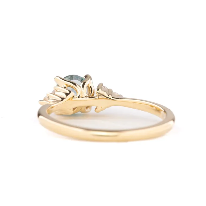 Teresa Ring Blue Montana Sapphire 14k Yellow Gold One of a kind Envero Jewelry Rings Teresa Ring Blue Montana Sapphire 14k Yellow Gold One of a kind Envero Jewelry Rings