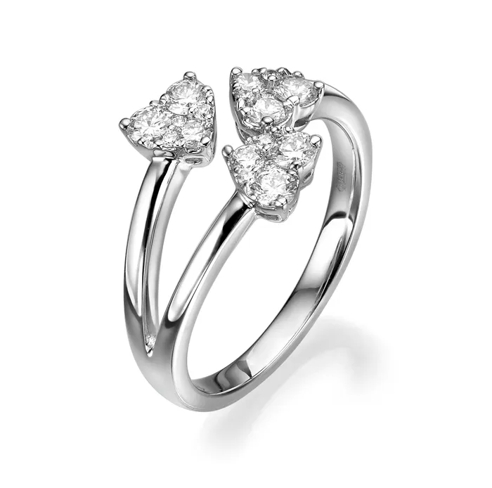 The Private Room Fine Jewelry Rings 3 DiamondHearts Ring