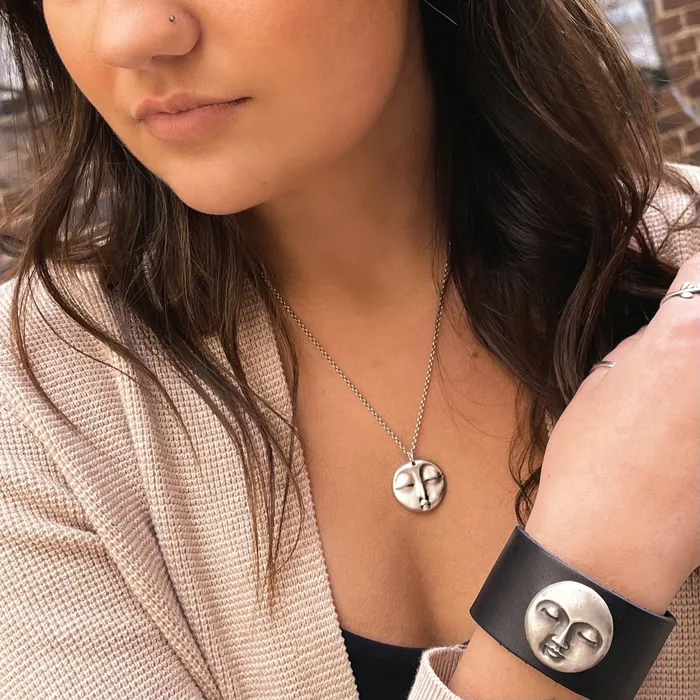 The Sterling Silver Zen Moon HeidiJHale Designs Necklaces