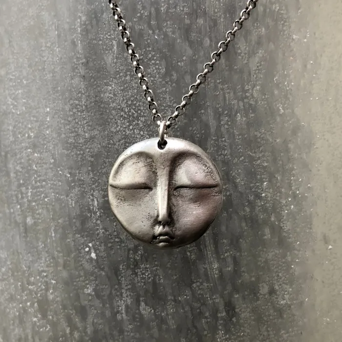 The Sterling Silver Zen Moon HeidiJHale Designs Necklaces