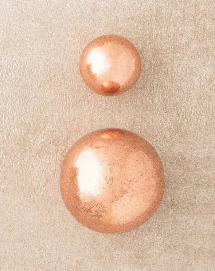 Unknown Copper Sphere Earrings