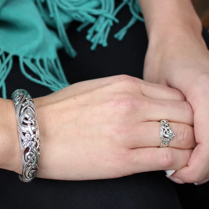 Viking Urnes Wolf Ring Northan Viking Silver Rings