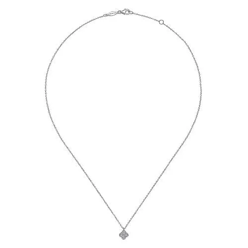 14K White Gold Fashion Necklace GABRIEL CO Necklaces