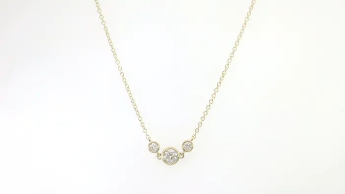 14KYG 100CTW FOF RD DBY NECKLACE FACETS OF FIRE Necklaces