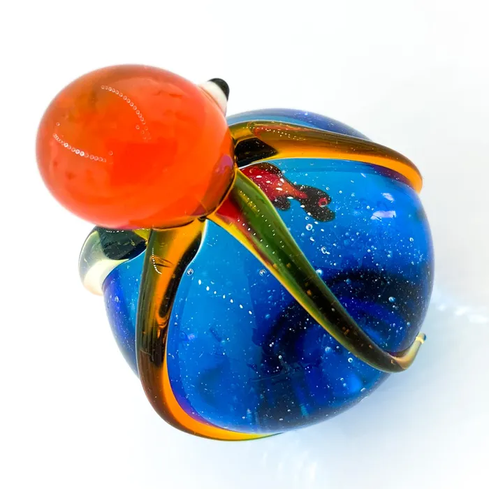 Balbi Cristiano Necklaces Octopus and fishbowl Murano Glass