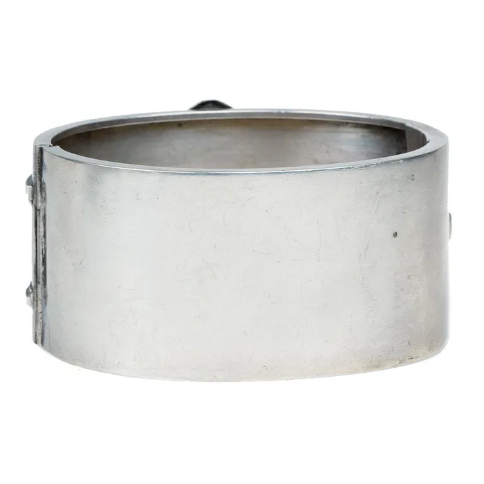 Bell Bird Antiques Bracelets Victorian English Sterling Bangle