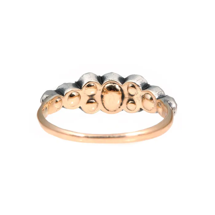 Bell Bird Antiques Rings Georian Era Rose Cut Diamond Ring