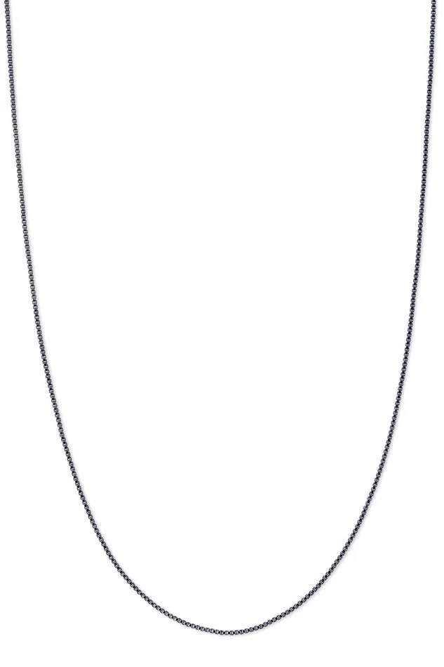 Box chain Black Hardware Crystal Haze Jewelry Necklaces
