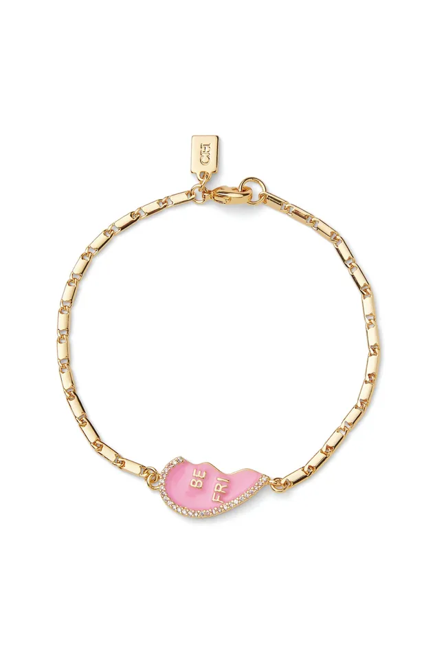 Bracelets Crystal Haze Jewelry Best friend bracelet Candy Pink