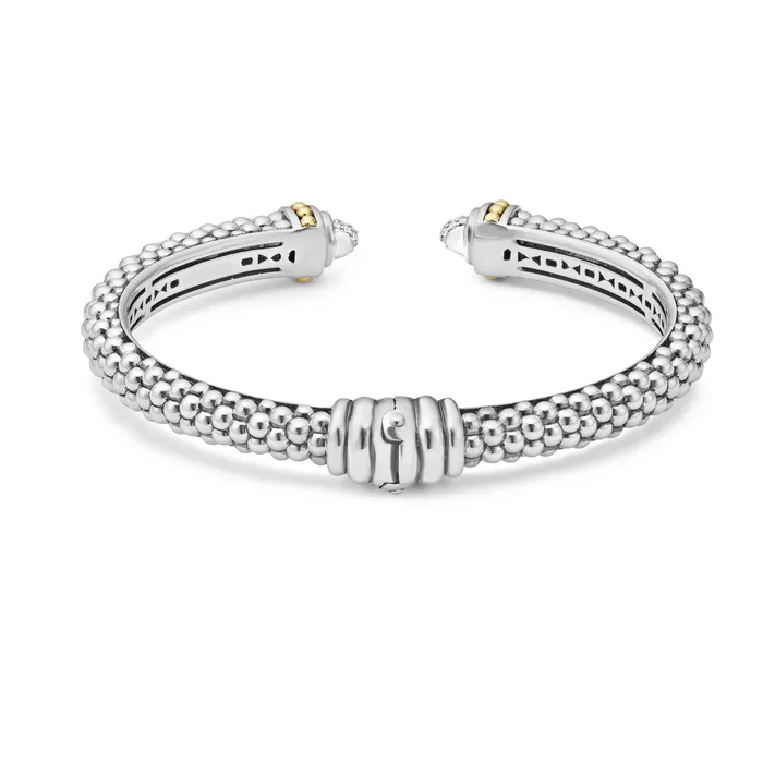 Bracelets LAGOS Caviar Lux Diamond Cuff Bracelet 8mm