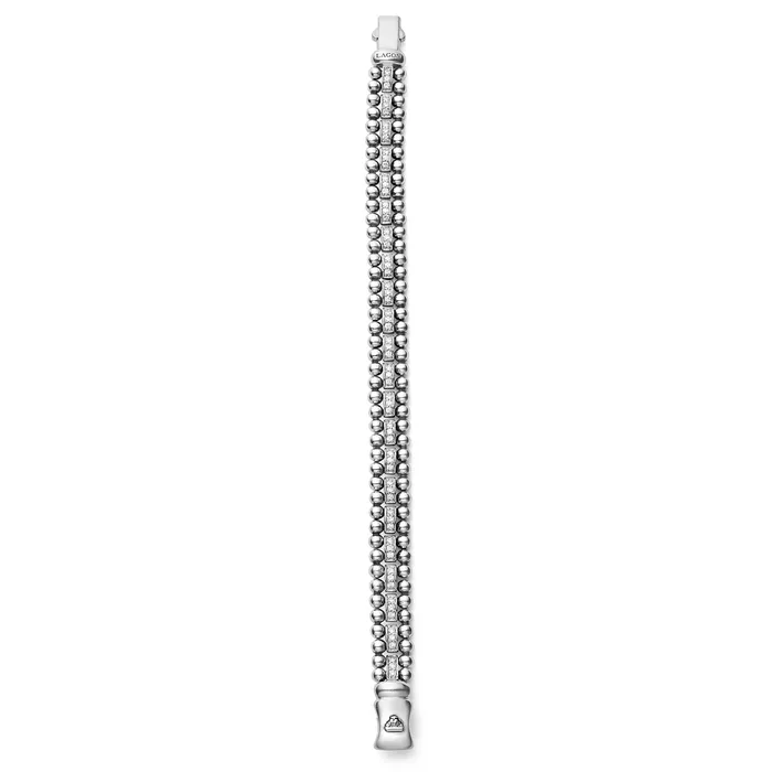 Bracelets LAGOS Caviar Spark Diamond Link Bracelet 9mm