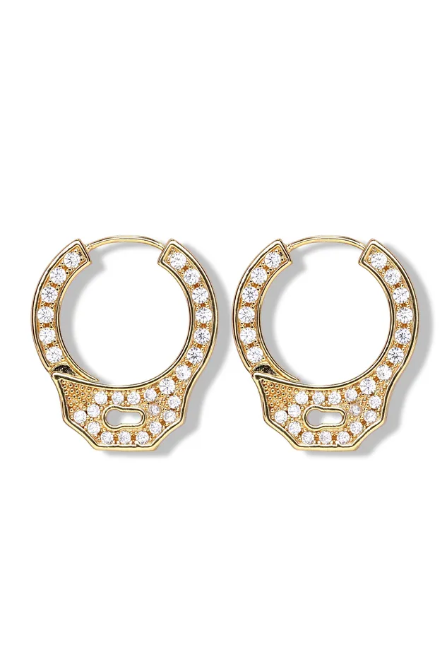 Crystal Haze Jewelry Earrings Cuffing Season Hoops