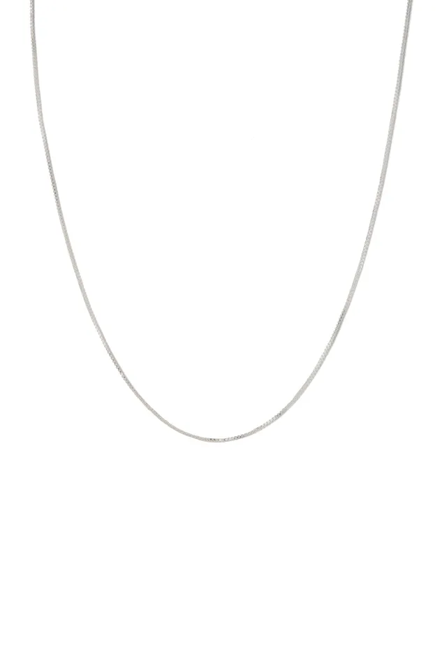 Crystal Haze Jewelry Necklaces Box chain Silver plated