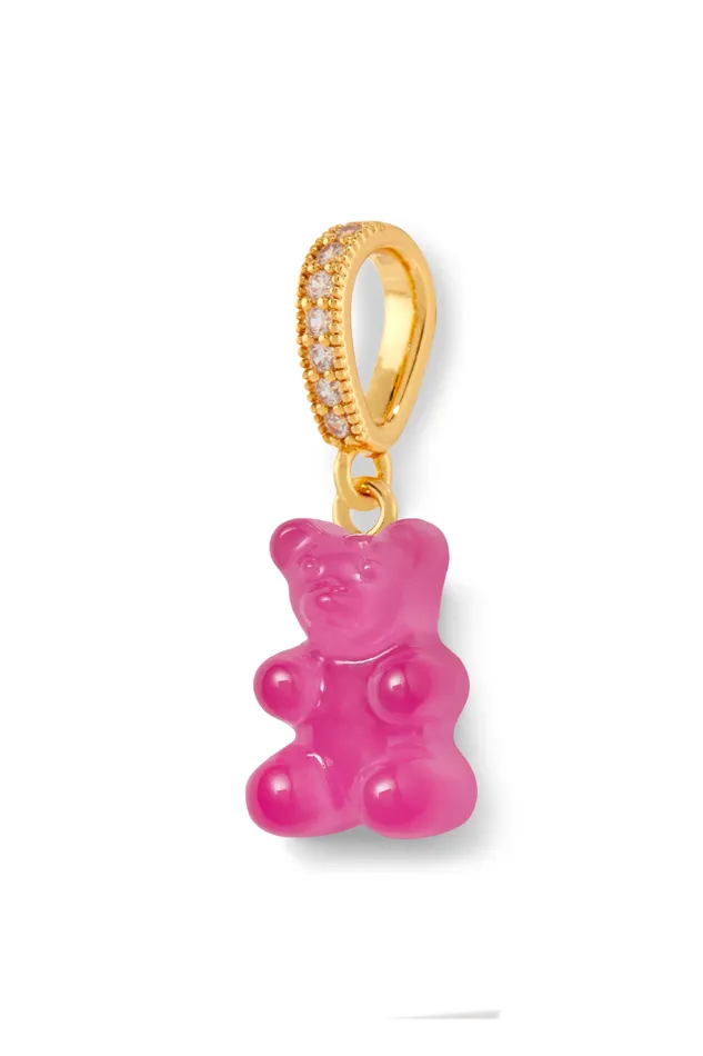 Crystal Haze Jewelry Rings Nostalgia bear Pave connector Lollipop
