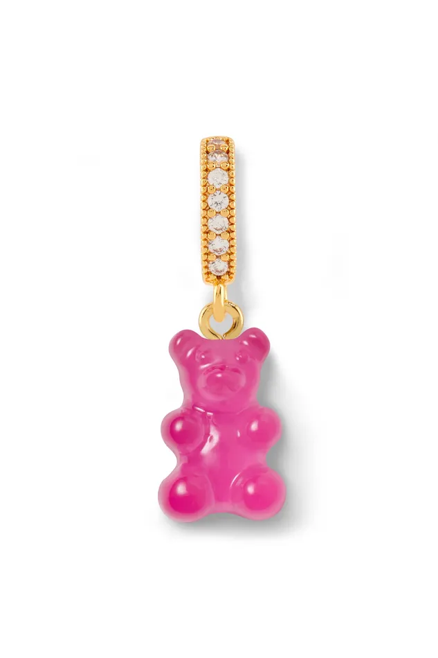 Crystal Haze Jewelry Rings Nostalgia bear Pave connector Lollipop