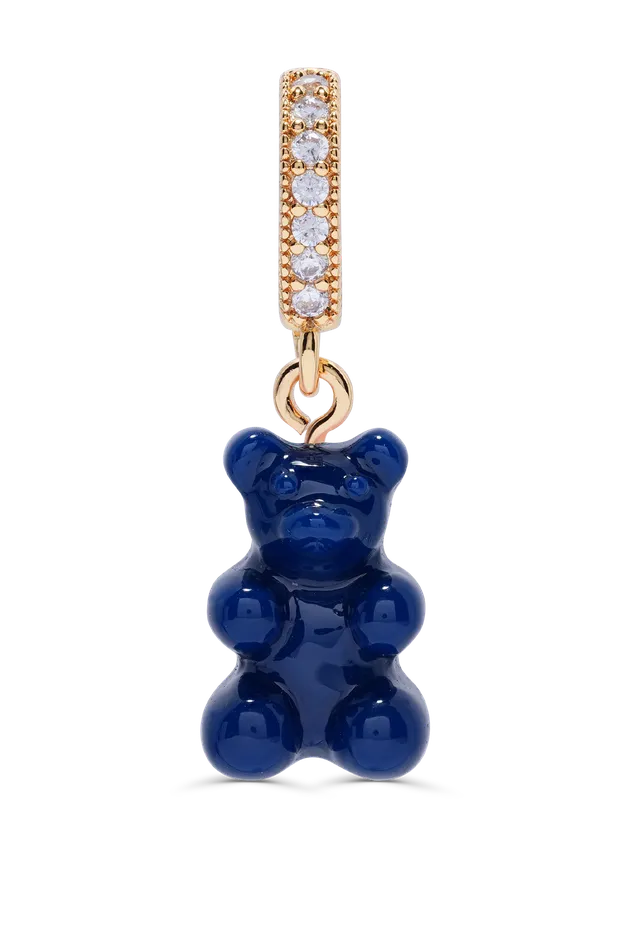 Crystal Haze Jewelry Rings Nostalgia Bear Pave connector Sapphire