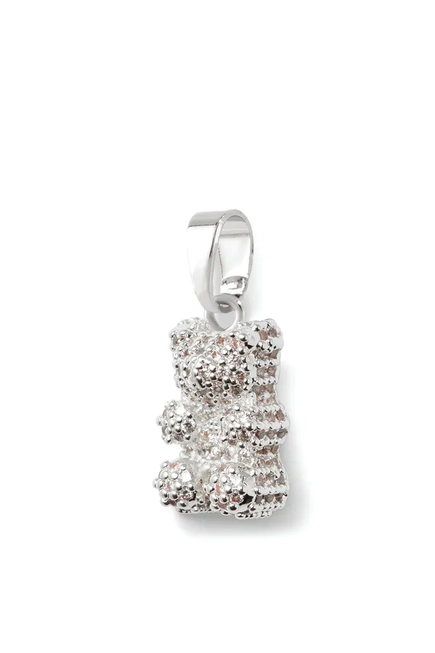 Crystal Haze Jewelry Rings Silver Pave Nostalgia bear
