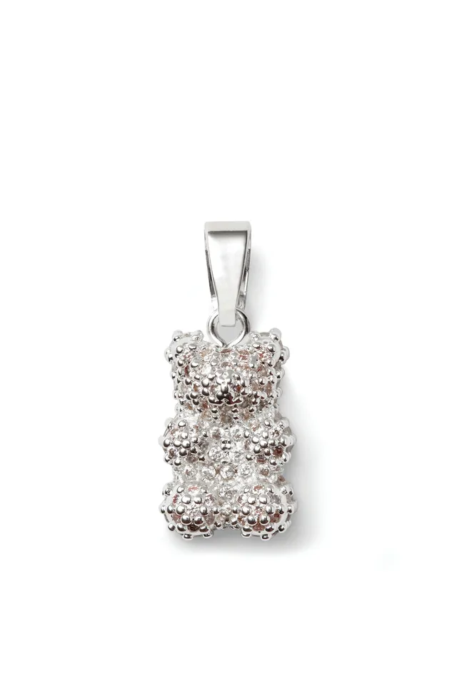 Crystal Haze Jewelry Rings Silver Pave Nostalgia bear