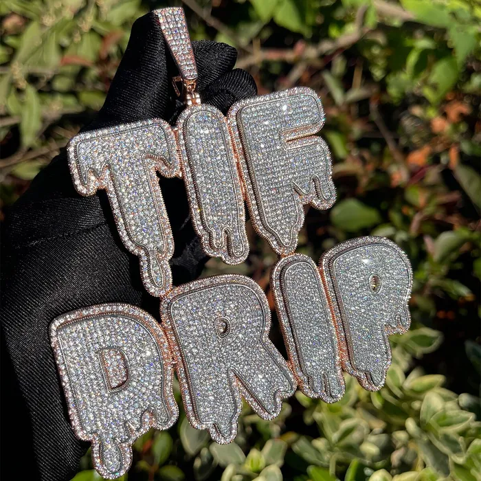 Drip and Shine Iced Out Personalized Custom Name Necklace Pendant Drip and Shine Necklaces Drip and Shine Iced Out Personalized Custom Name Necklace Pendant Drip and Shine Necklaces