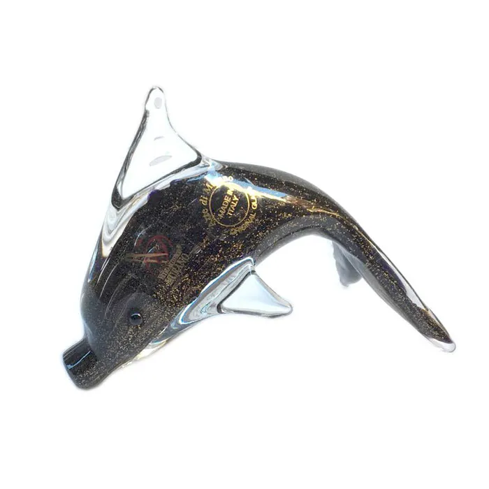 Earrings Arte di Murano Jumping Dolphin