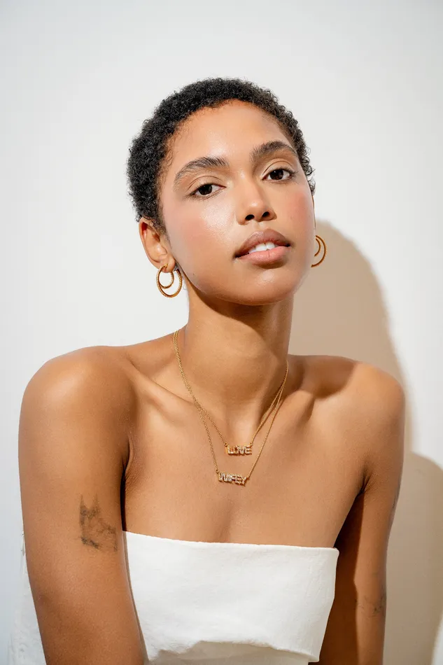 Earrings Crystal Haze Jewelry Serena Hoops Clear
