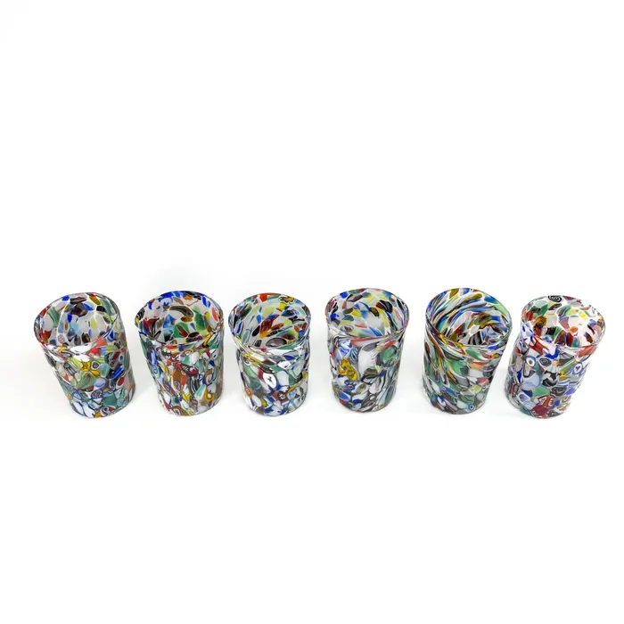 Earrings Fornasa Drink Glasses Emozioni Set of 6 MuranoVItrum Earrings Fornasa Drink Glasses Emozioni Set of 6 MuranoVItrum