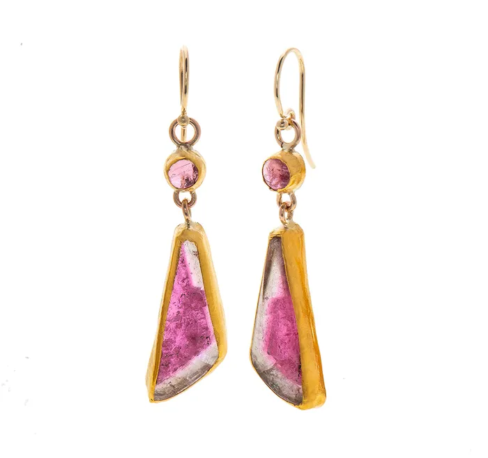 Earrings Nava Zahavi Nava Zahavi Yellow Gold Astonishing Tourmaline Earrings Earrings Nava Zahavi Nava Zahavi Yellow Gold Astonishing Tourmaline Earrings