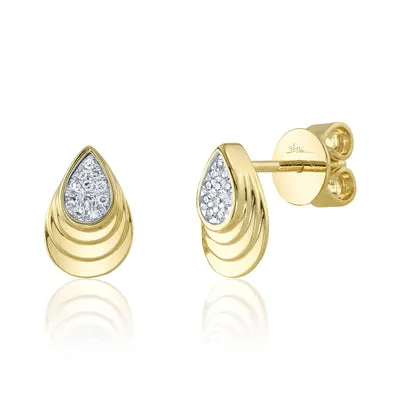 Earrings SHY CREATIONS 005CT DIAMOND PAVE STUD EARRING