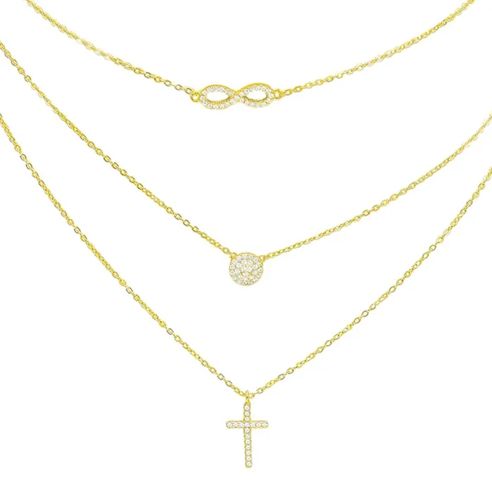 Eternally Blessed Layered Necklace She Ate Necklaces