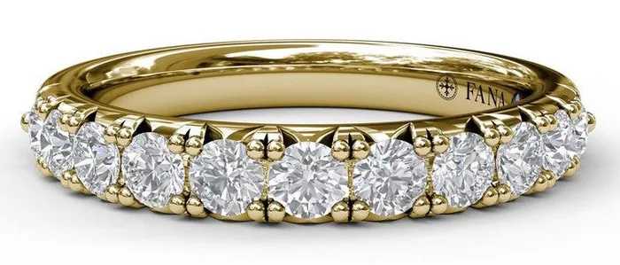 FANA Rings Diamond Wedding Band