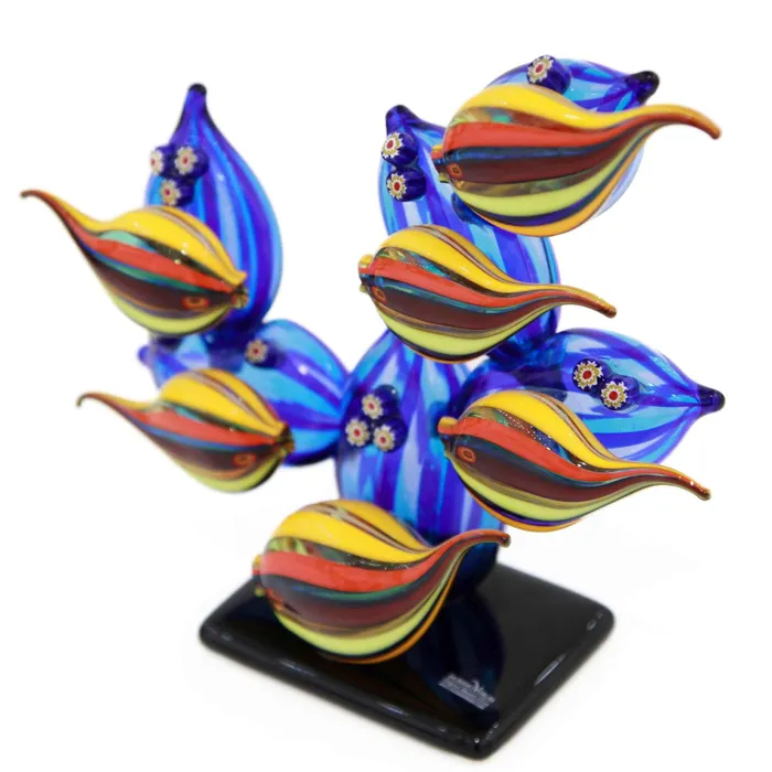 Fish Aquarium Murano Glass Campagnol Ivano Earrings