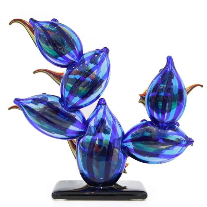 Fish Aquarium Murano Glass Campagnol Ivano Earrings