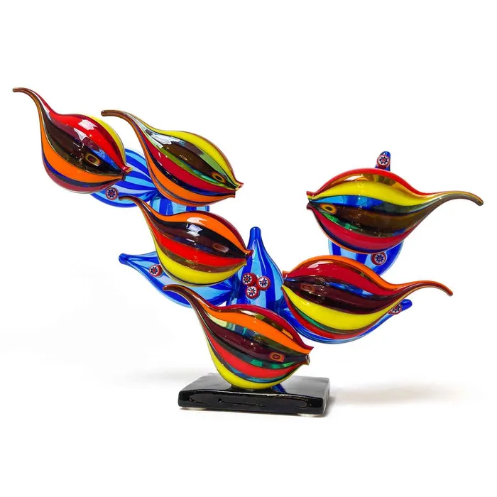 Fish Aquarium Murano Glass Campagnol Ivano Earrings